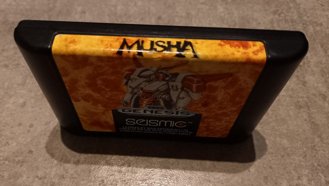 [ESTIM] pour vente : megadrive  : MUSHA en loose Musha-12
