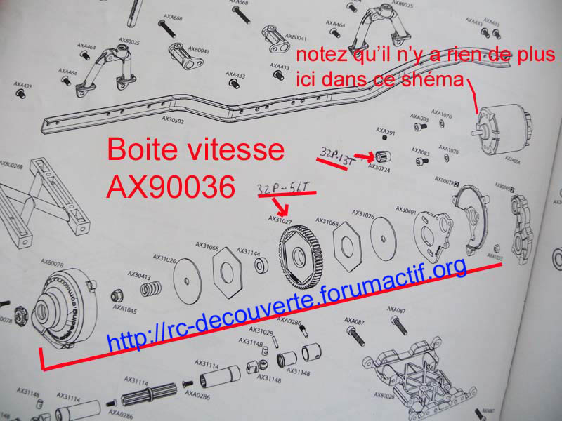 Découvrir les boites de transmission Axial et problème de refroidissement et fixation de moteur sur la boite de transmission de Axial SCX10 et Wraith 2-boit10