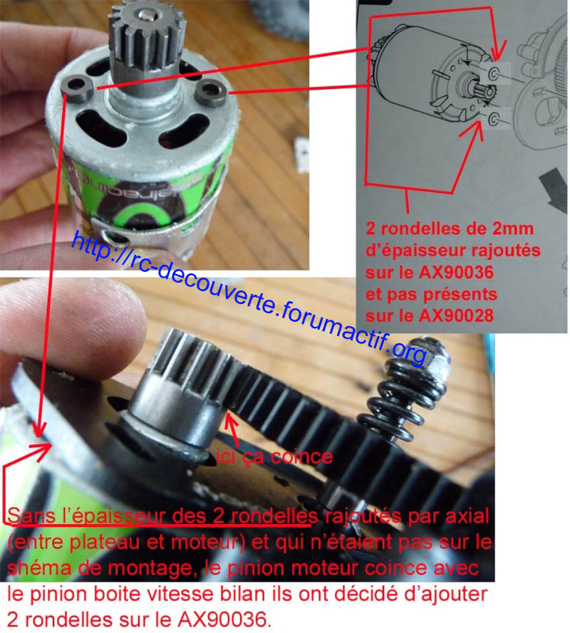 Découvrir les boites de transmission Axial et problème de refroidissement et fixation de moteur sur la boite de transmission de Axial SCX10 et Wraith 3-boit10