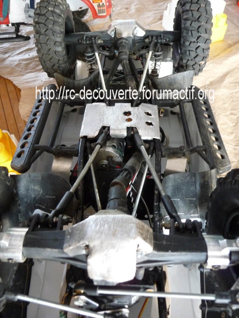 Fabriquer des protections de ponts de transmission en alu et protection de kit de bras de chassis en alu pour SCX10 et tout scale trial Protec21