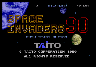 Space Invaders '90 (Megadrive) Screen19