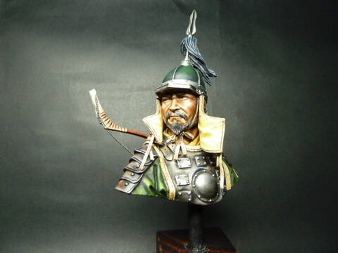 Figurine à peindre de chez Pegaso Models en 75mm,samouraï