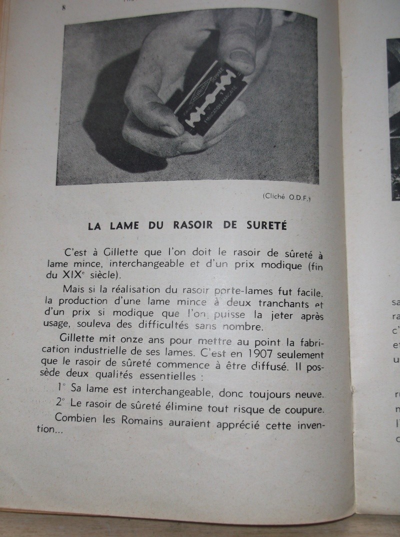 Brochure sur la fabrication des lames Dscf1525