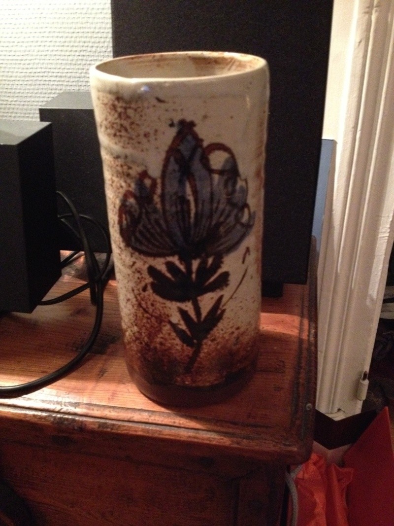 Vase en grès décor au chardon La Tournerie Grys_c14
