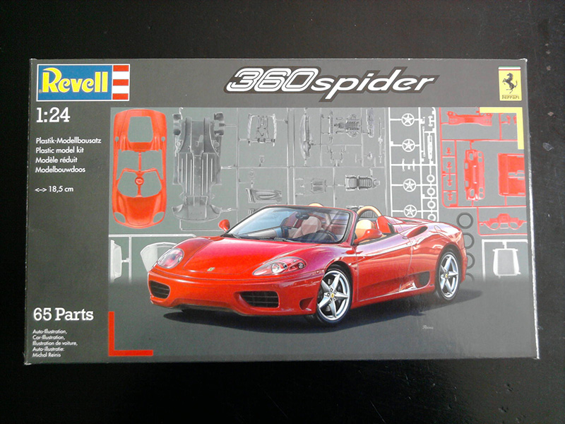 Revell Ferrari 360 Spider 1:24 01_14