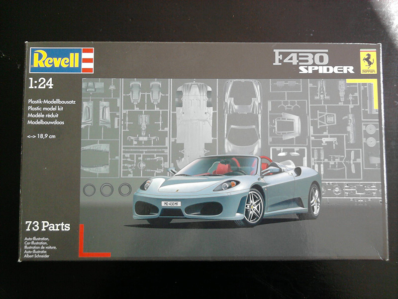 Revell Ferrari F-430 Spider 1:24 01_15