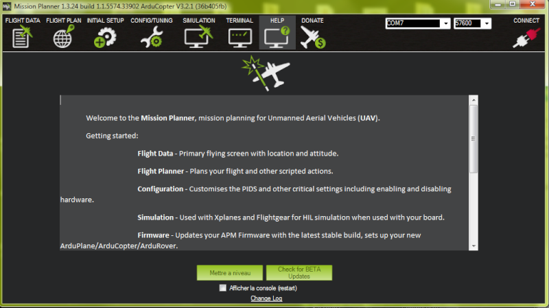 ARDUPILOT 2.6 et télémétrie - Page 3 Captur26