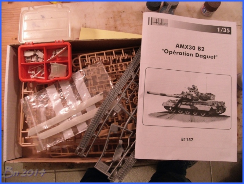 AMX 30 B2 canon de 105 char de combat  opération DAGUET Réf 81157 Apdc0412