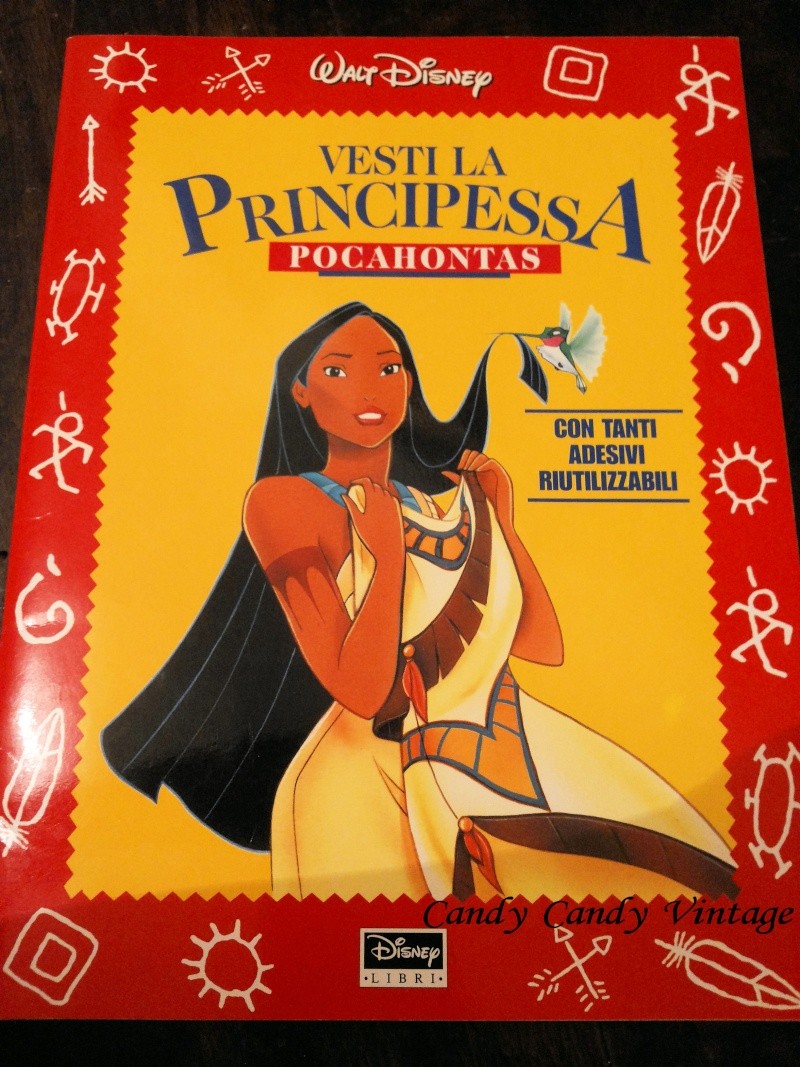 [VENDO] Pocahontas libro attacca e stacca Vintage anni 90 Disney 20140910