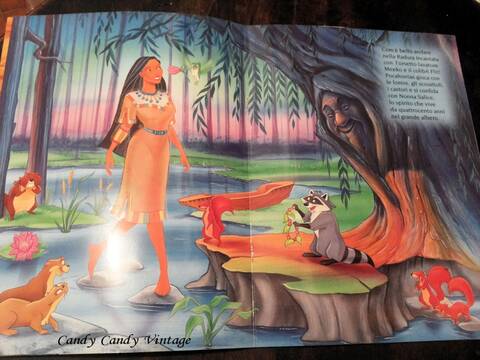 VENDO] Pocahontas libro attacca e stacca Vintage anni 90 Disney