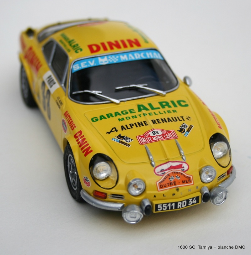 [TAMIYA] ALPINE 1600 SC Rallye de MONTE-CARLO 1977 Réf 24185 Asepto11