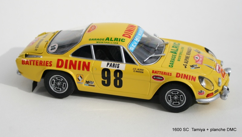 [TAMIYA] ALPINE 1600 SC Rallye de MONTE-CARLO 1977 Réf 24185 Asepto12