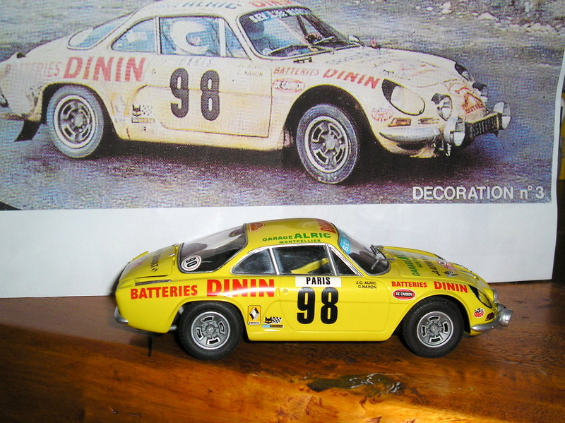 [TAMIYA] ALPINE 1600 SC Rallye de MONTE-CARLO 1977 Réf 24185 P1012310