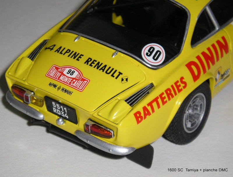 [TAMIYA] ALPINE 1600 SC Rallye de MONTE-CARLO 1977 Réf 24185 P1012314