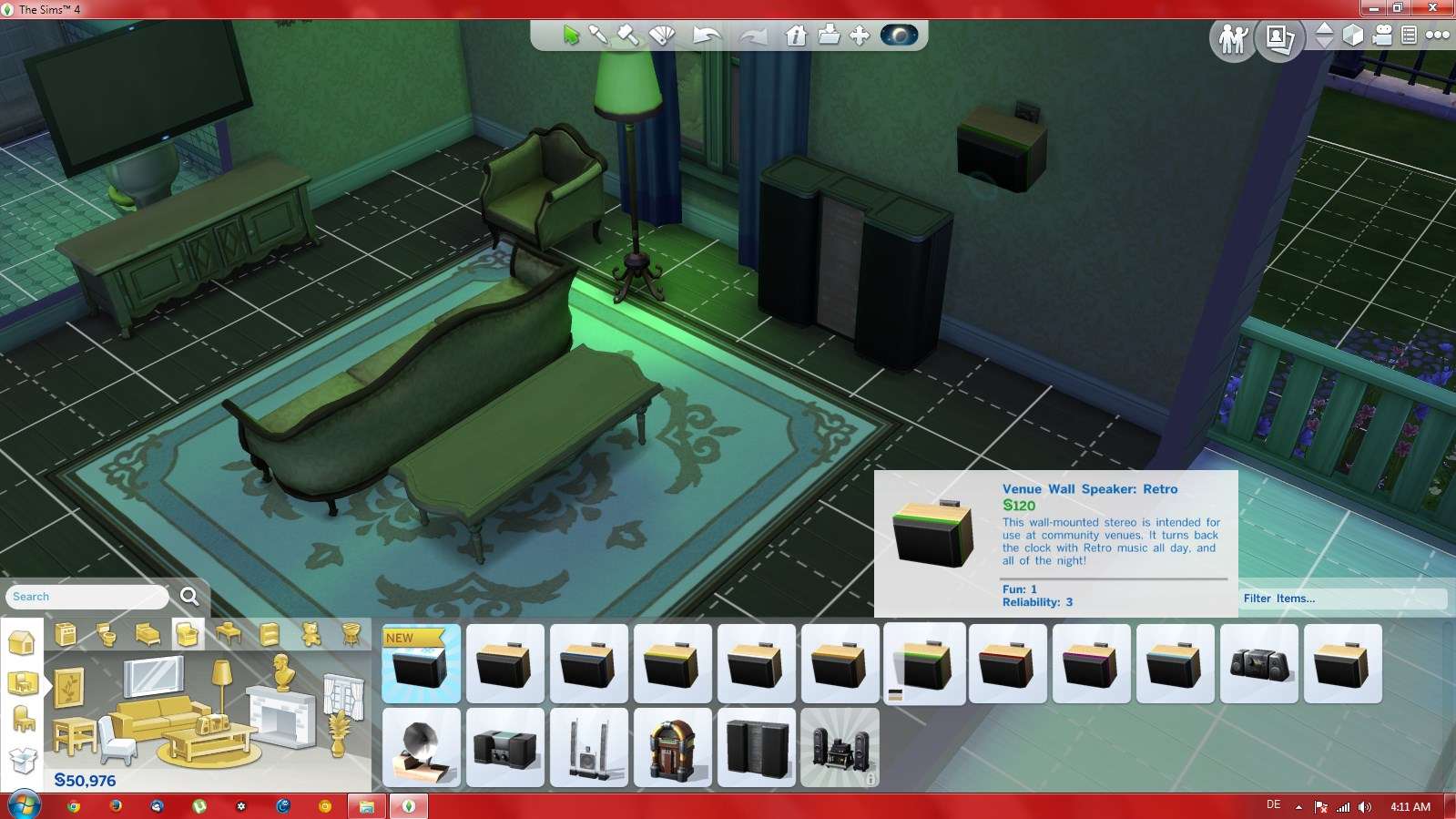 The "Retro" music station in The Sims 4. 88dk5g10