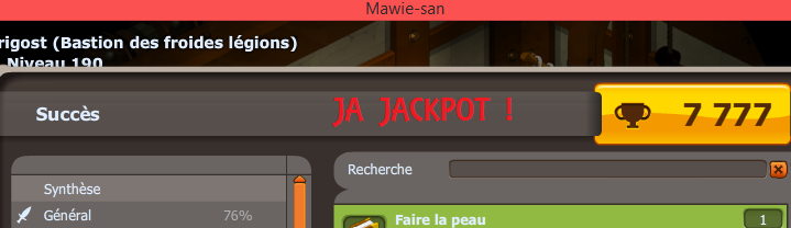 Mawie-San 7 777 points succès ! 777710