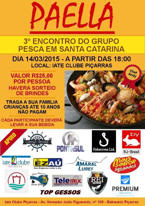 Terceiro encontro do Grupo Pesca em Santa Catarina  Cartaz10