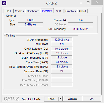 G.SKILL TridentX DDR3 2 x 4 go 2400Mhz cl10 Screen34