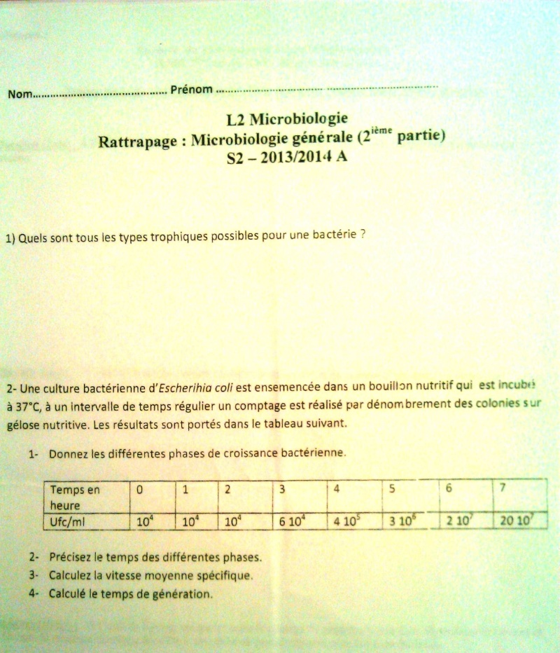 Examen de Microbiologie L2 oran igmo (rattrapage 2014) Nouvea10