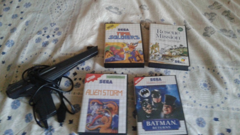 Pistola Sega Master System e 4 Giochi 20150320