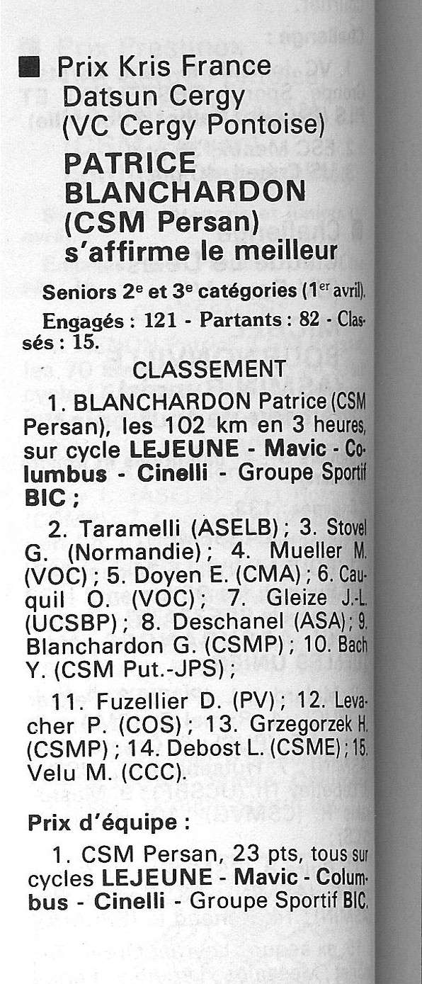  CSM.Persan. BIC. Toute une époque de janvier 1984 à janvier 1990 - Page 12 Csm_pe31