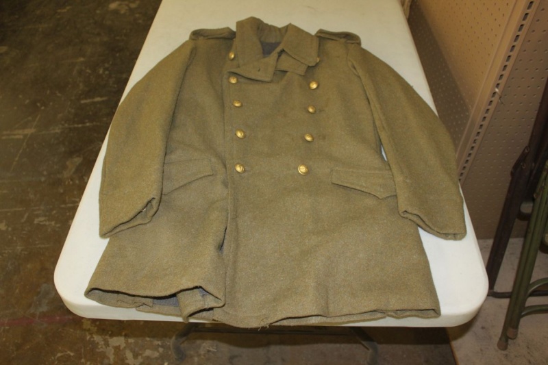 Brown Pea Coat with Flying Sword Buttons 00528_11