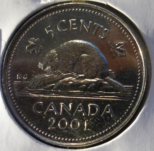 2001P - Point T.S de cents & Frappe Faible/Manquante dans la Couronne 5c_20020