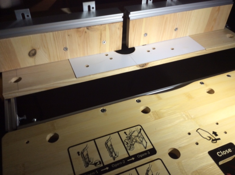 Electro-portatifs sous table (d'inspiration Festool, Woodpeckers, Wolfcraft...) et aménagements atelier  Img_0031