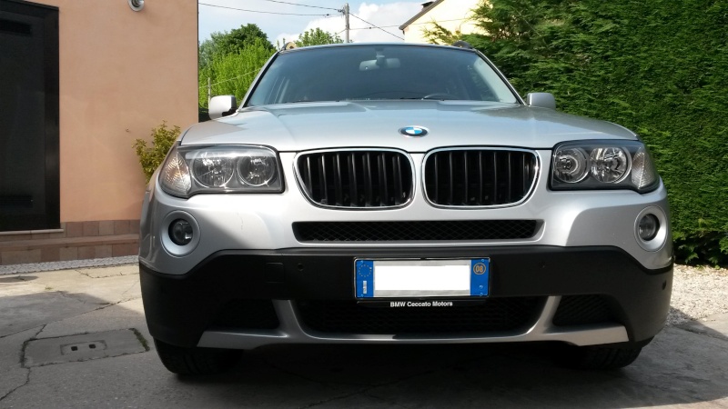 BMW X3 pulizia accurata Estern14