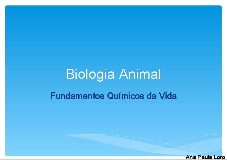 Biologia Animal Slides - Aula 1 Cats16