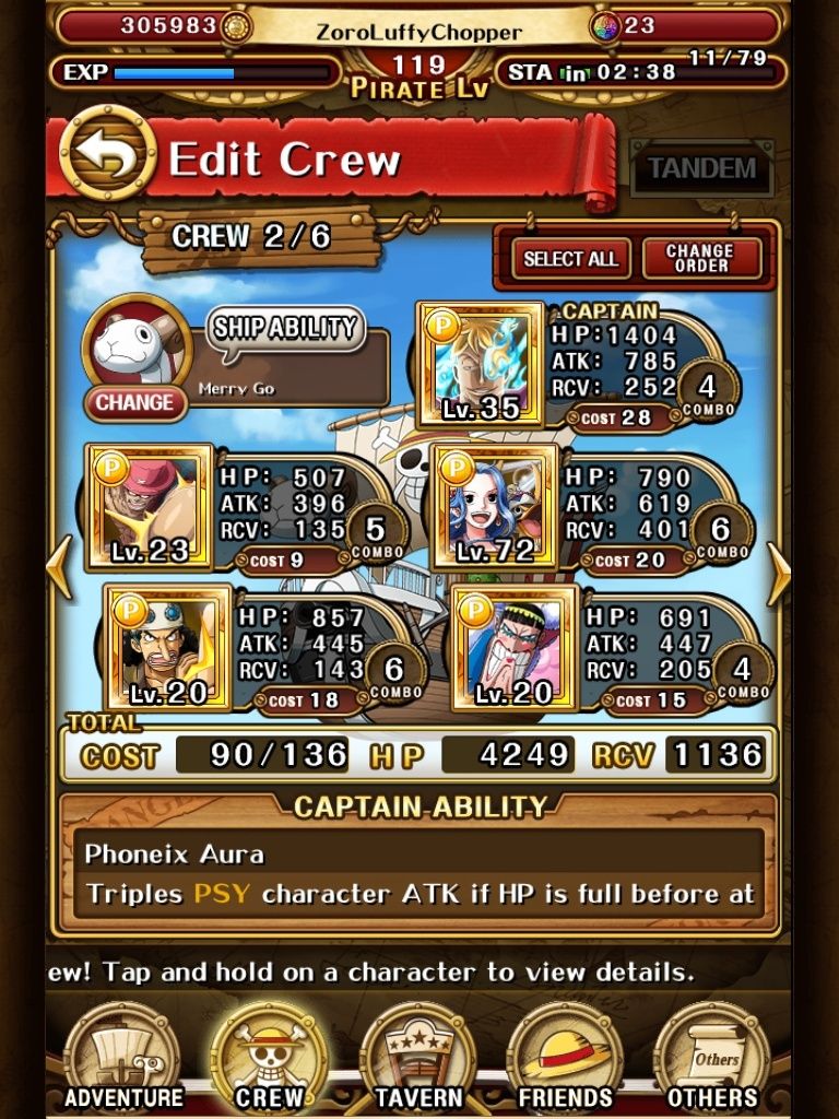 Post your One Piece Treasure Cruise PSY crew here. Img_0015