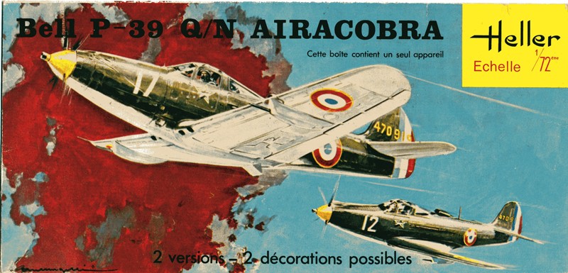 BELL P-39 Q/N AIRACOBRA 1/72ème Réf 154 & 80271 Heller37