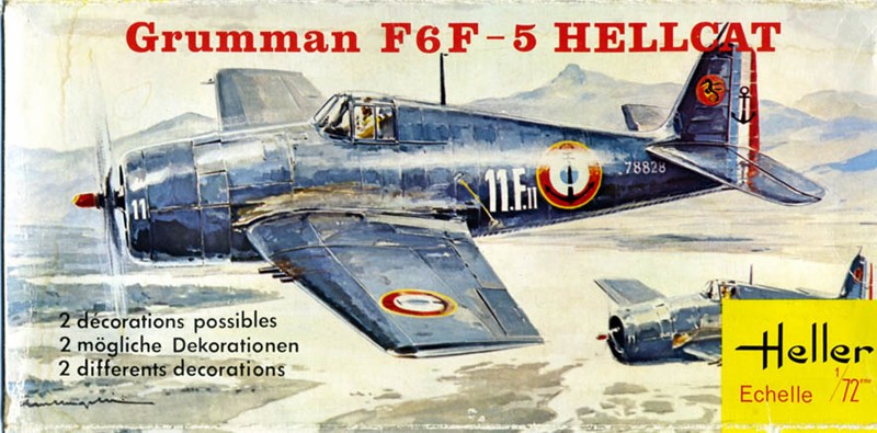 GRUMMAN F6 F 5 HELLCAT 1/72ème Réf 155 Heller39