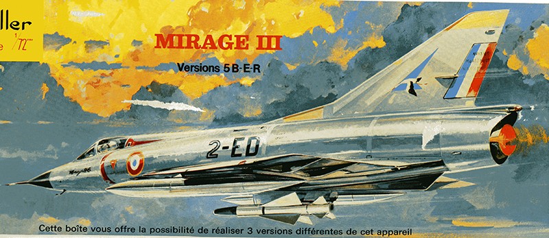 DASSAULT MIRAGE III E/R/5 BA 1/72ème Réf 253 Heller41