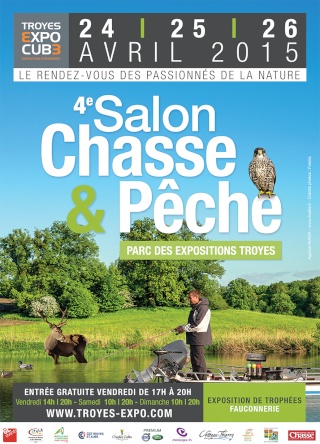 4ème salon Chasse & Pêche à Troyes Affich13