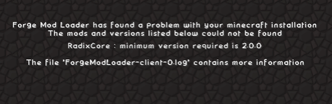 Crash Report Radixcore