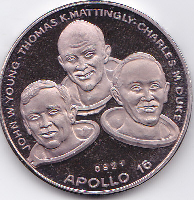 Médaille APPOLPO 16   Apollo11