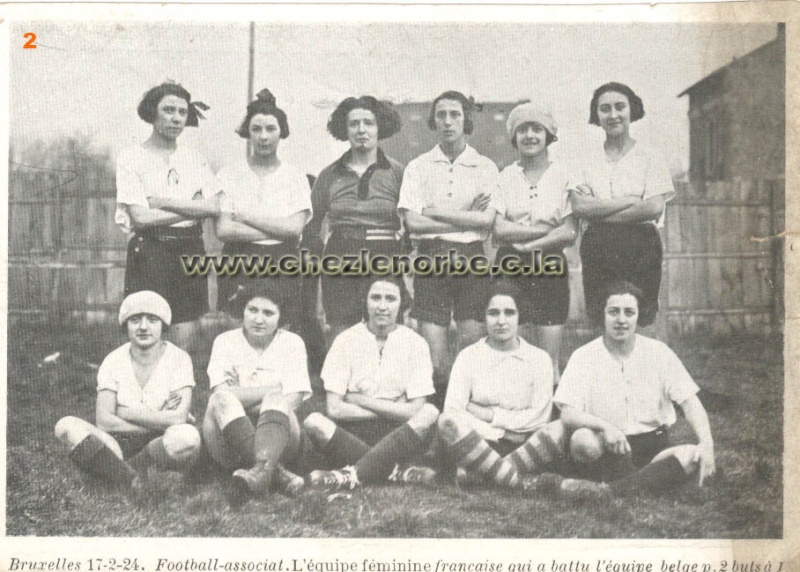 équipe de france 1924 féminine    15€ Footba10