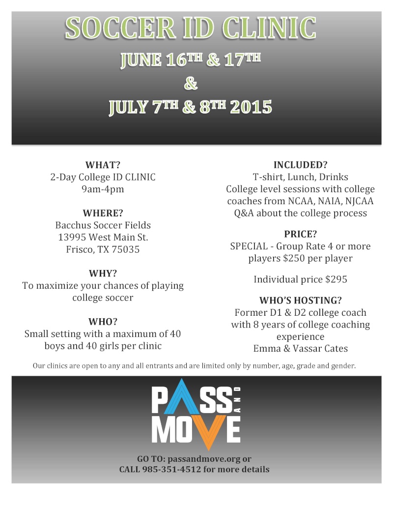 Pass & Move College ID Clinics - Frisco, TX Flyer_10