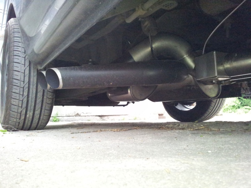 3" stainless exhaust with sidepipes 20150513