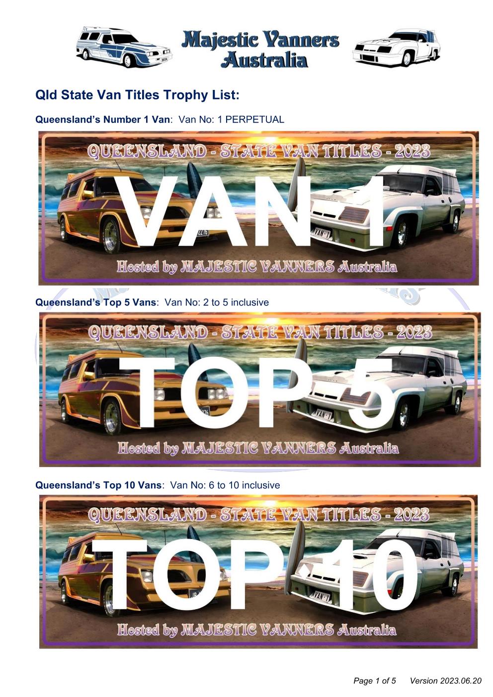 QLD State Van Titles 2023 & Van-In #08 Hervey Bay Friday 29th Sept - Monday 2nd October 2023 00_20210