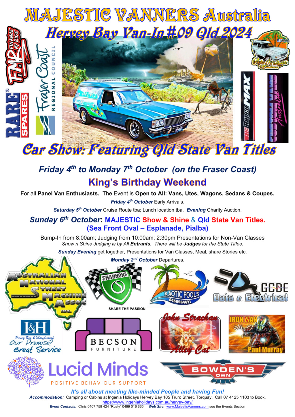 QLD State Van Titles 2024 & Van-In #09 Hervey Bay Friday 4th - Monday 7th  October 2024 2024_h17