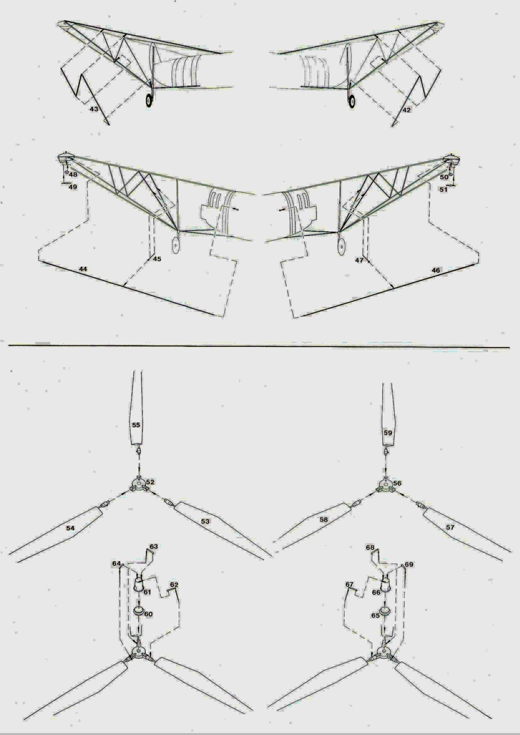 [HUMA MODELL] FOCKE ACHGELLIS Fa 223 DRACHE 1/72ème Réf 5000 Notice Fock_014