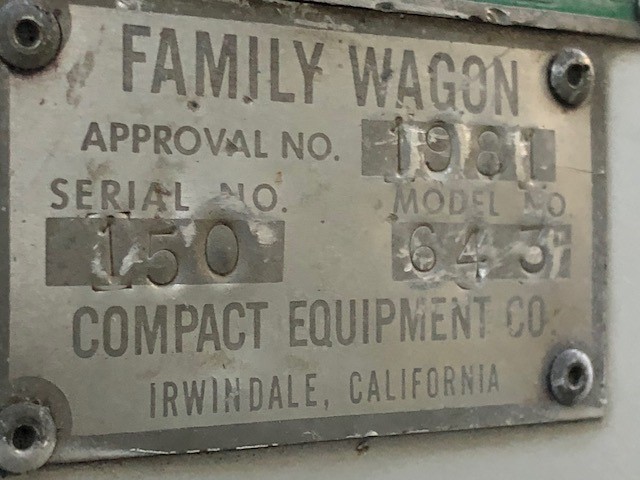 Family Wagon build tags, anyone know? Family10