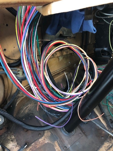 Painless Wiring harness install 1969 A-108  Wire_l10