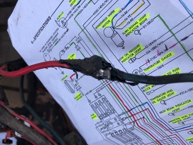 Painless Wiring harness install 1969 A-108  Wire_s12