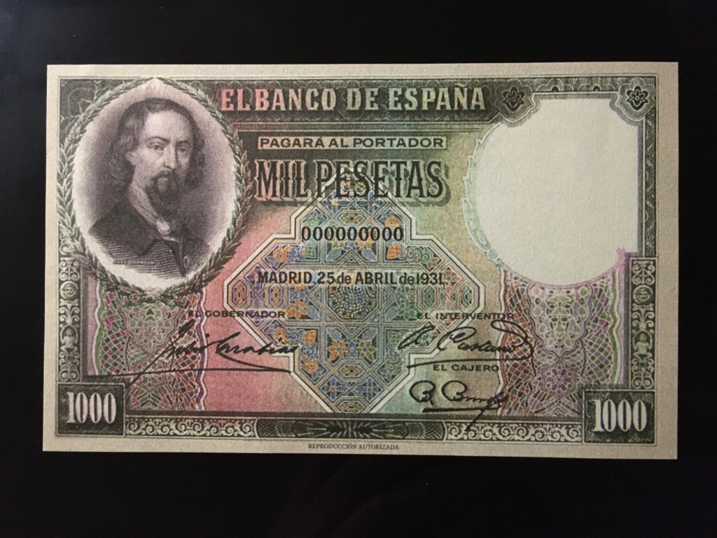 1000 pesetas 25 Mayo de 1931 JOSE ZORRILA (inocentada 2021) Ad87db10
