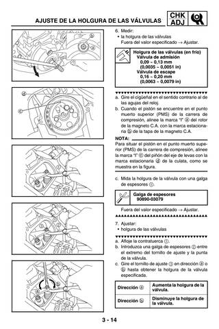 Brico-Como hacer el reglaje de válvulas.