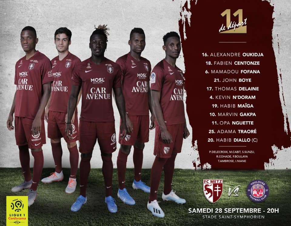 Fc Metz - Toulouse FC, 8° journée de championnat de Ligue 1 Conforama 71004610