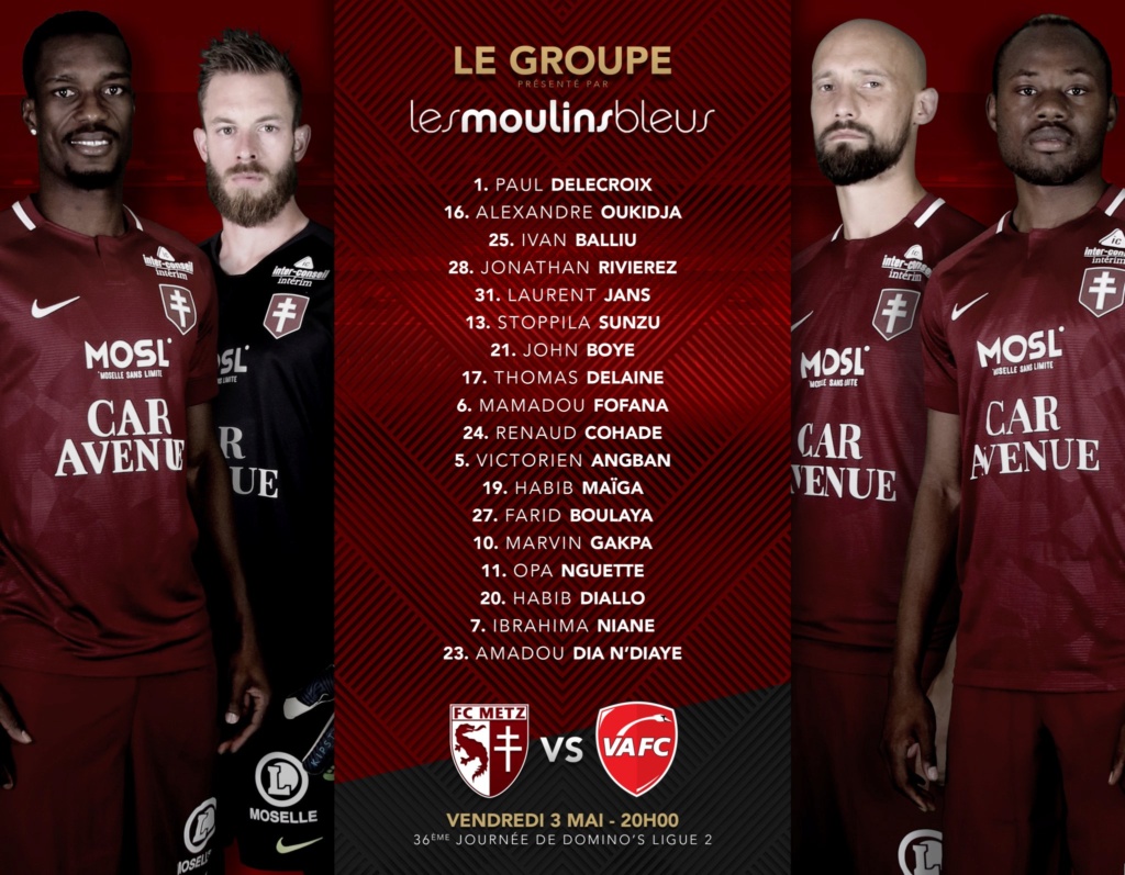 FC Metz-Valenciennes FC 36° journée du Championnat Domino's ligue 2 D5j0a210